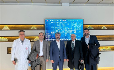Rusan Pharma's CEO visit from Mehrsam Darou Company.